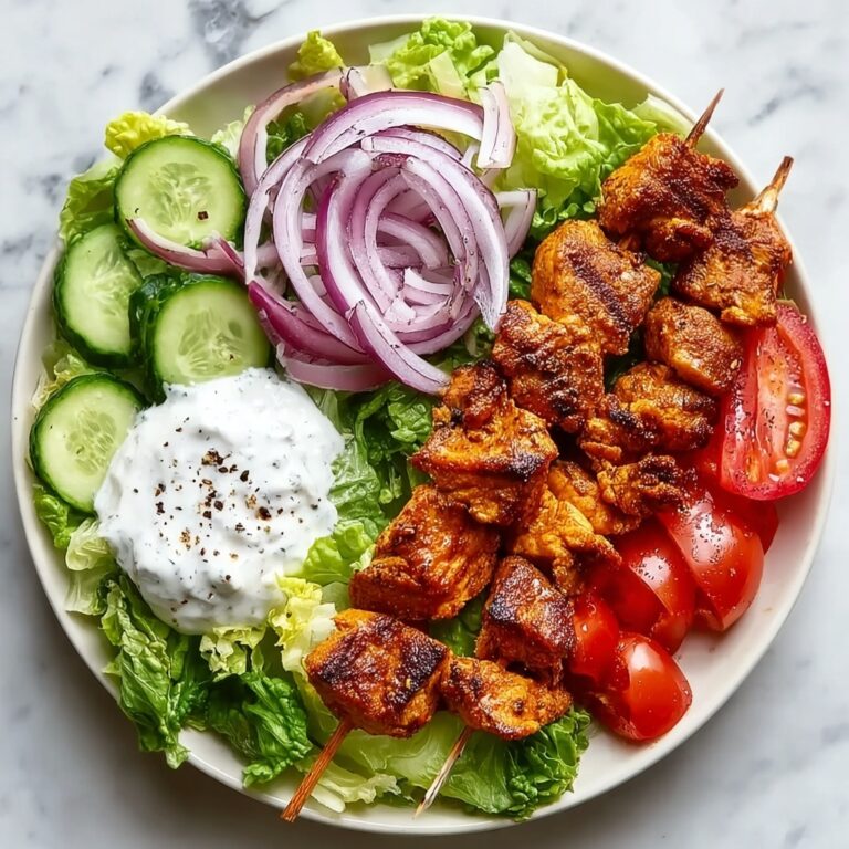 Chicken Shawarma Kebab Salad Recipe