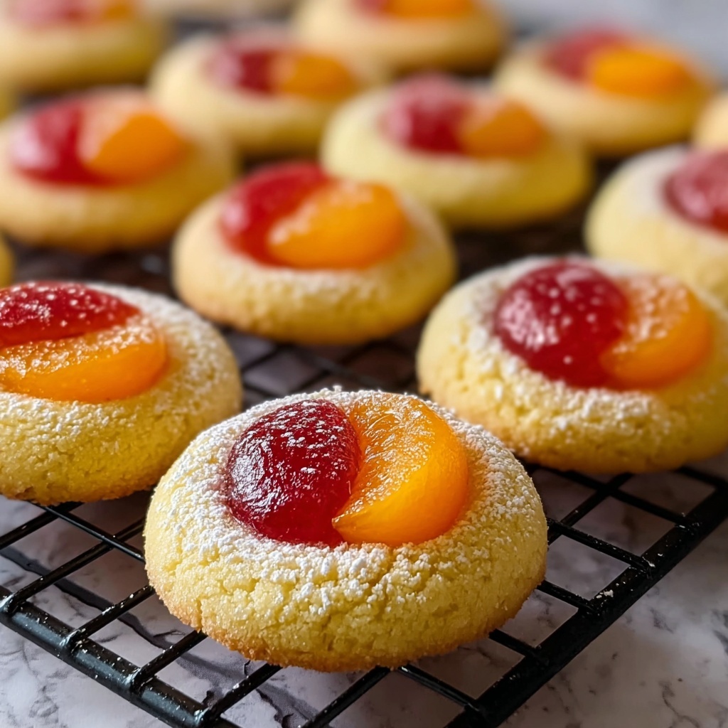 Italian Peach Cookies Recipe - Recipe Image