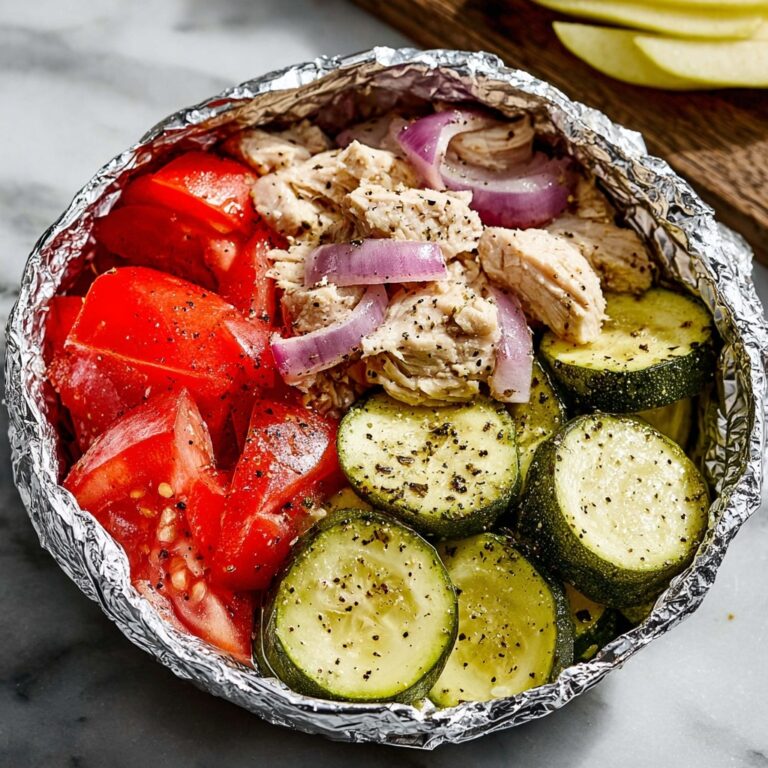 Low-Carb Grilled Chicken and Vegetable Foil Packets Recipe