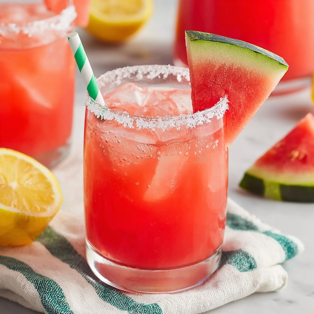Spiked Watermelon Lemonade Recipe - Recipe Image