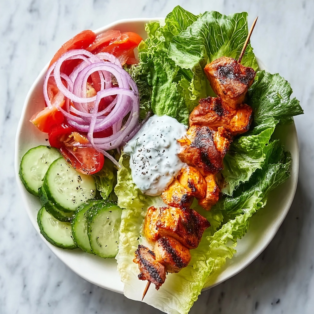 Chicken Shawarma Kebab Salad Recipe - Recipe Image