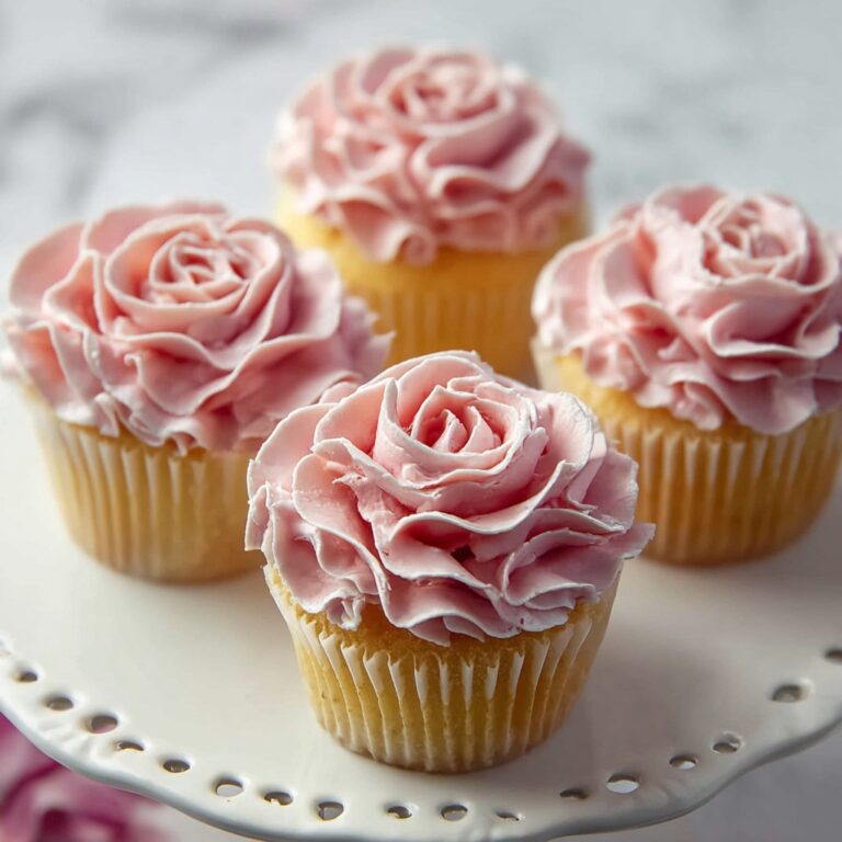 Rose Cupcakes Recipe
