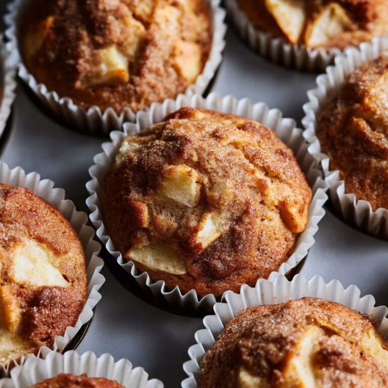 Easy Apple Sour Cream Muffins Recipe