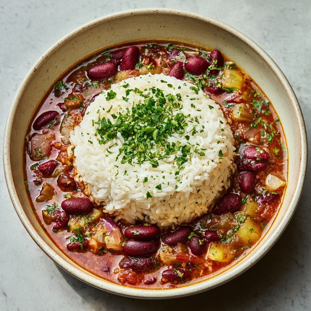Louisiana Red Beans and Rice Recipe - Recipe Image